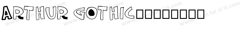 Arthur gothic字体字体转换
